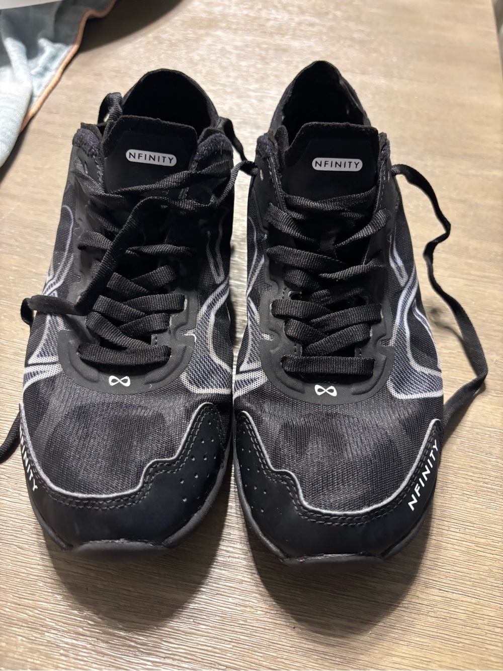 Nfinity Women’s Alpha Eclipse Black Athletic Cheer Shoes